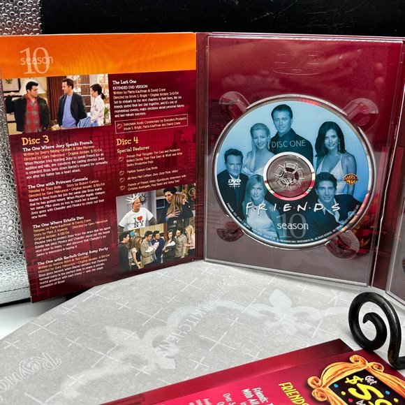 Friends DVD Movie Box Set Season 10 Jennifer Aniston Matthew Perry Courteney Cox - Picture 7 of 13